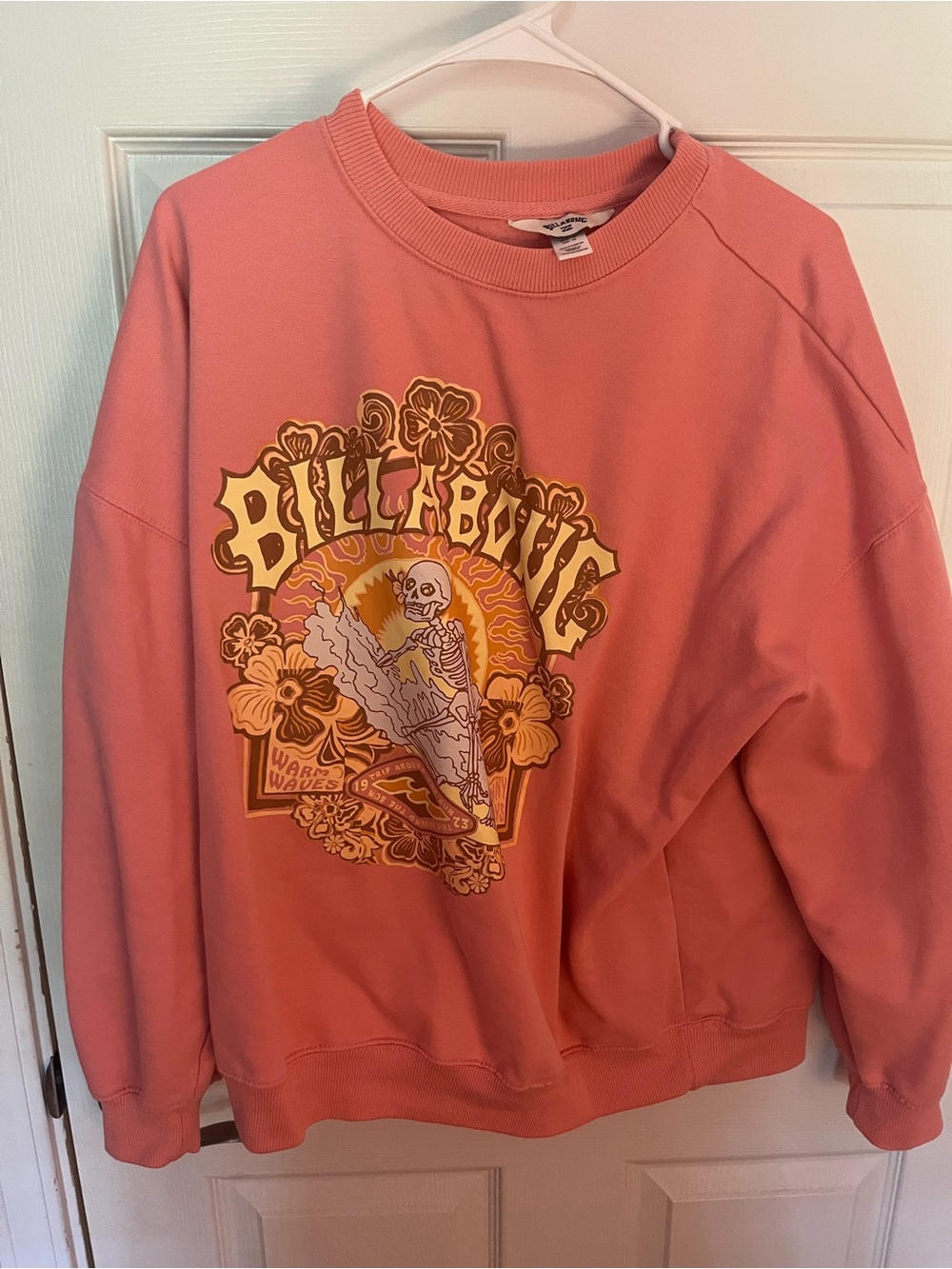 Billabong Coral Graphic Crewneck Sweatshirt